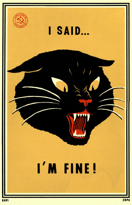 I'm Fine 11"x17" Poster RZA